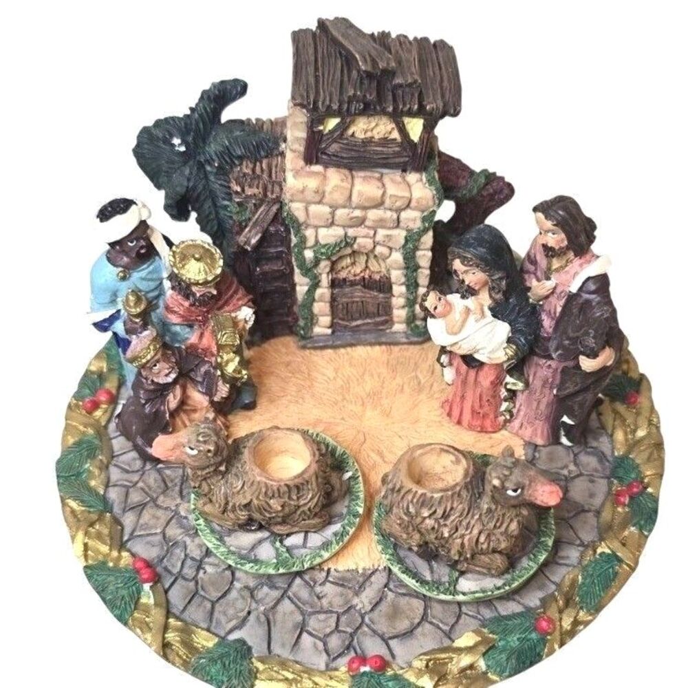 Vintage 1990s House of Lloyd Christmas Around World Nativity Mini Tea Set 542386